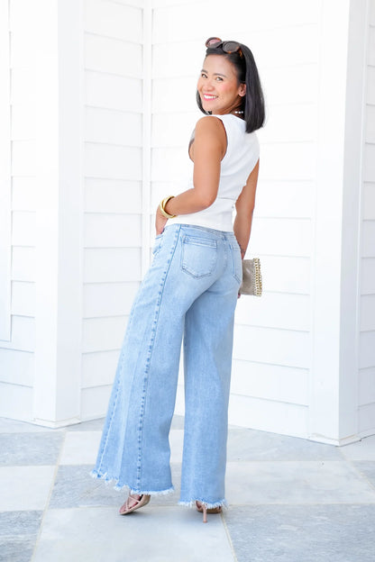 Elevate High-Rise Wide Leg Jeans