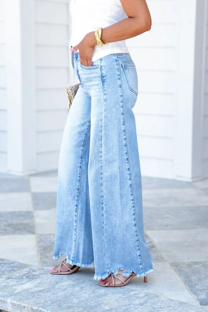 Elevate High-Rise Wide Leg Jeans