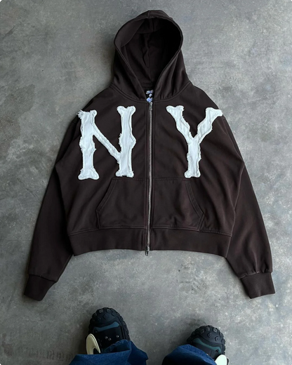 UNISEX NEW YORK FULL-ZIP HOODIE