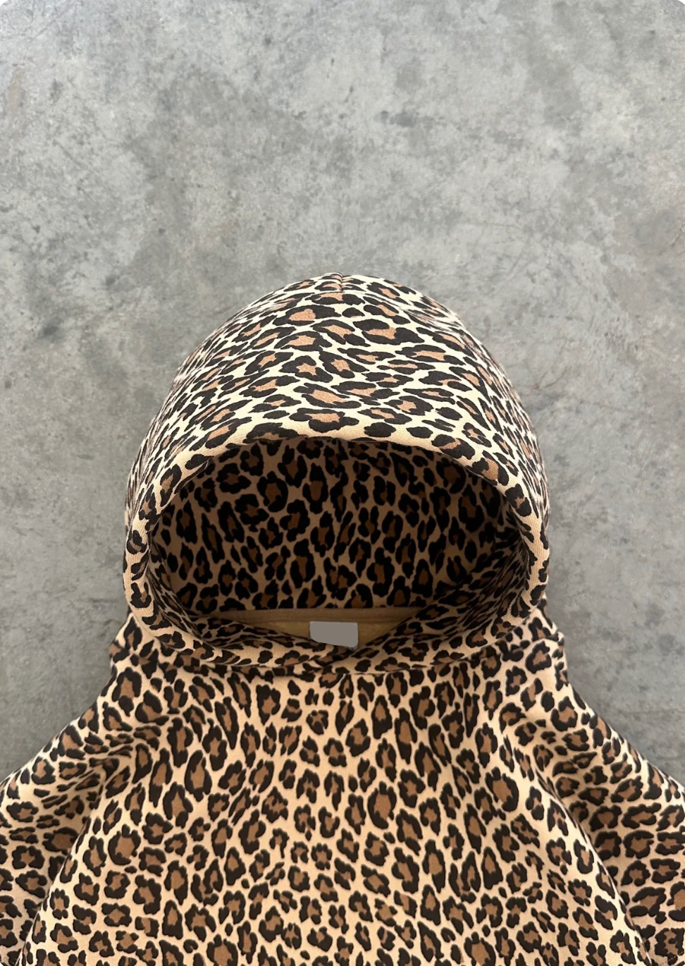 VIRAL LEOPARD HOODIE